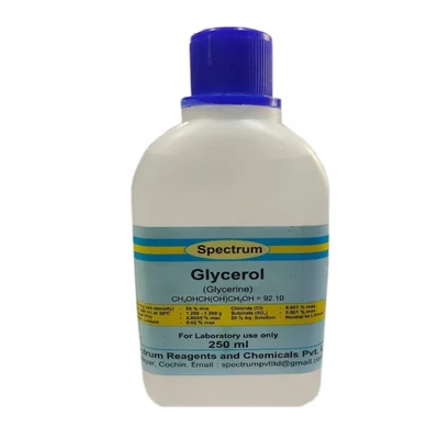 SPECTRUM Glycerine Glycerol 98% 250Ml Laboratory Liquid Reagent