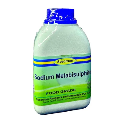 SPECTRUM SODIUM METABISULPHITE FOOD GRADE 500GMS CAS 7681-57-4 Powder