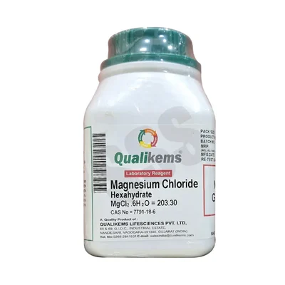QUALIKEMS Magnesium Chloride LR 500gms CAS No 7791-18-6 Crystal Reagent