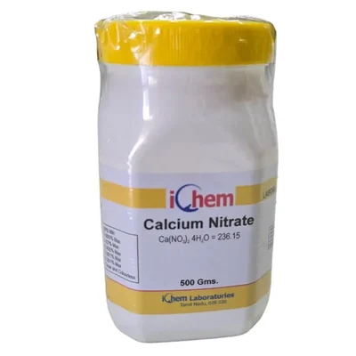 ICHEM Calcium Nitrate 500GM Assay 98% Min Laboratory Powder Reagent