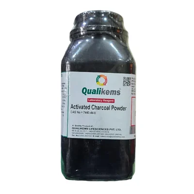Charcoal Activated Powder 250GM QUALIKEMS Laboratory Absorbent Powder
