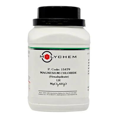 MOLYCHEM Magnesium Chloride Hexahydrate LR Grade 98% 500Gm CAS 7791-18-6