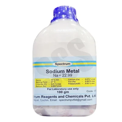 SPECTRUM Sodium Metal Bar 100Gm Na Open In Closed Environment