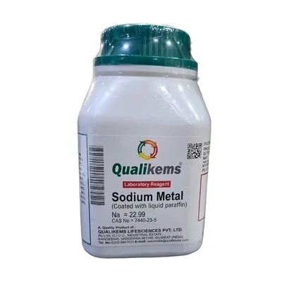 Sodium Metal 100gms QUALIKEMS Laboratory Reagent Chemical