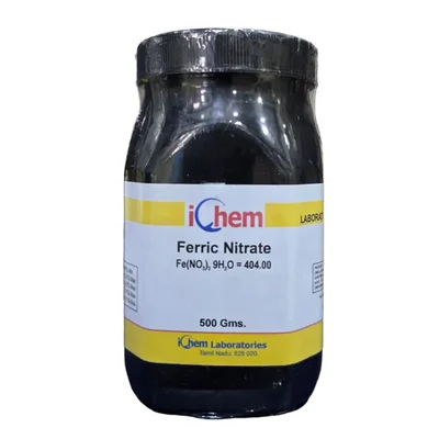 ICHEM Ferric Nitrate L.R 500GM Assay 98% Min Laboratory Reagent