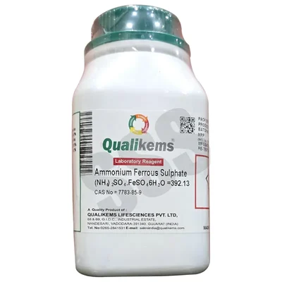 QUALIKEMS Ammonium Ferrous Sulphate LR 500gms CAS No 7783-85-9 Reagent