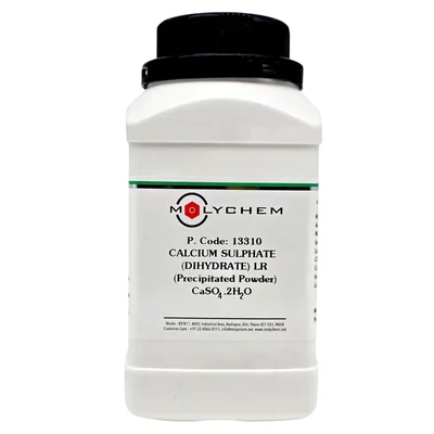 MOLYCHEM Calcium Sulphate Dihydrate Pure 98-102% 500GM CAS 10101-41-4