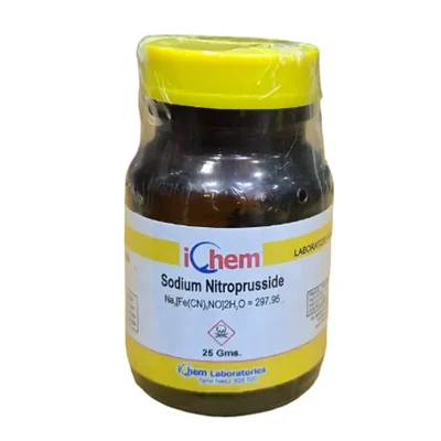 ICHEM Sodium Nitroprusside 25GM Assay 99% Min Laboratory Reagent