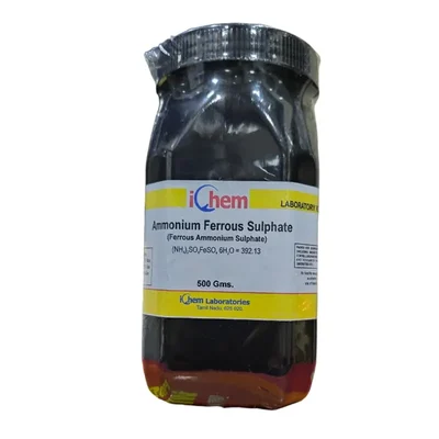 ICHEM Ammonium Ferrous Sulphate L.R 500GM Assay 98.5% Min Reagent