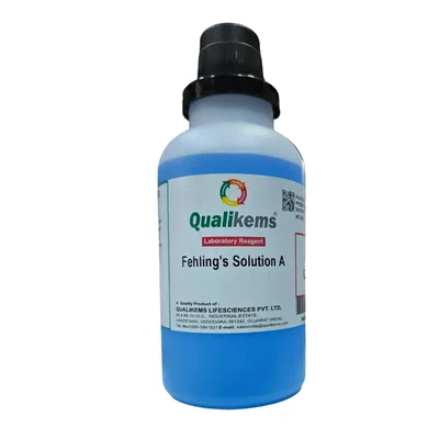 QUALIKEMS Fehling's Solution A 500ML Laboratory Volumetric Reagent