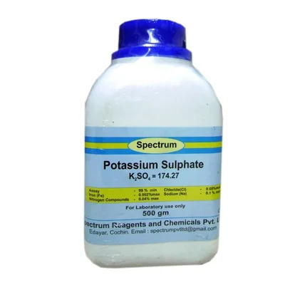 SPECTRUM POTASSIUM SULPHATE 99% 500GM Crystal Reagent