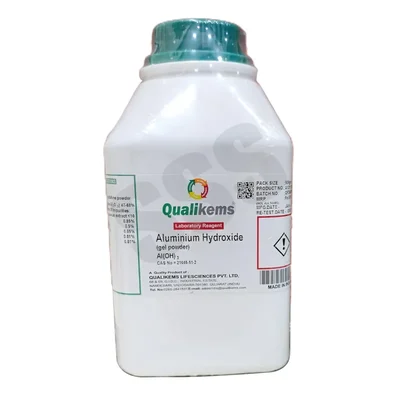 QUALIKEMS Aluminium Hydroxide GEL Powder 500gms CAS No 21645-51-2