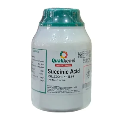 QUALIKEMS Succinic Acid 250GM Laboratory Chemical Reagent
