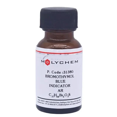 MOLYCHEM Bromothymol Blue AR 5GM Powder CAS 76-59-5 C27H28Br2O5S 60 Months Shelf Life