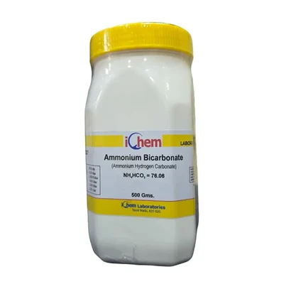 ICHEM LABORATORIES Ammonium Bicarbonate L.R 500GM Assay 98.5% Min