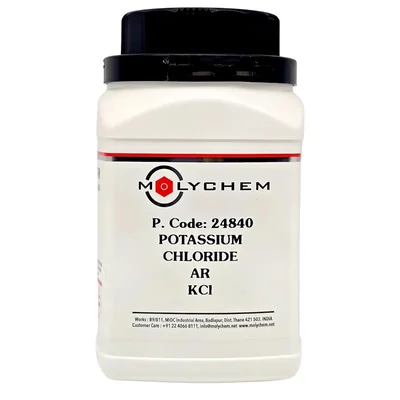 MOLYCHEM Potassium Chloride Extrapure AR Grade 99.5% 500Gm CAS 7447-40-7
