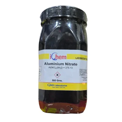 ICHEM LABORATORIES Aluminium Nitrate 500GM Assay 99% Min Laboratory Reagent