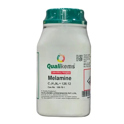 MELAMINE 500GMS CAS NO 108-78-1 QUALIKEMS C3H6N6 Powder Reagent