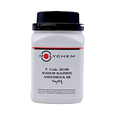MOLYCHEM Sodium Sulphite Anhydrous Extra Pure AR Grade 97% 500GM CAS 7757-83-7