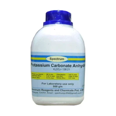 SPECTRUM POTASSIUM CARBONATE 99% 500GMS Laboratory Reagent Powder