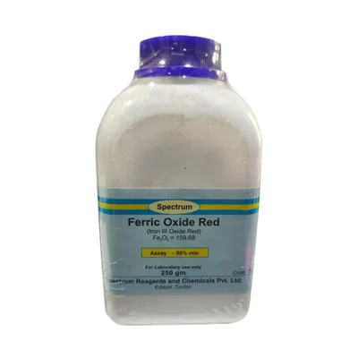 SPECTRUM Ferric Oxide Red L.R 250GM Assay 98% Min Laboratory Reagent