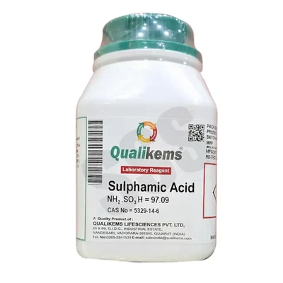 QUALIKEMS Sulphamic Acid LR 500gms CAS No 5329-14-6 Laboratory Reagent