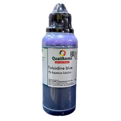 QUALIKEMS Toluidine Blue 1% Aqueous Solution 125ml  Biological Stain