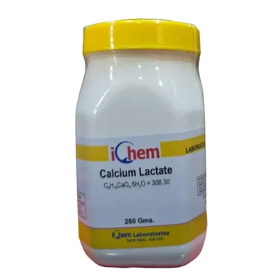 ICHEM Calcium Lactate 250GM Assay 98% Min Powder Reagent
