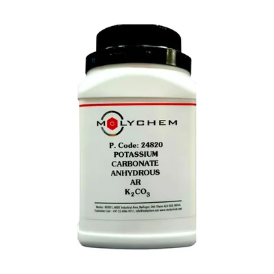 MOLYCHEM Potassium Carbonate Anhydrous AR 99% 500gm CAS 584-08-7