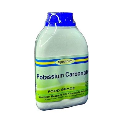 SPECTRUM POTASSIUM CARBONATE FOOD GRADE 500GMS CAS NO 584 08 7 Powder