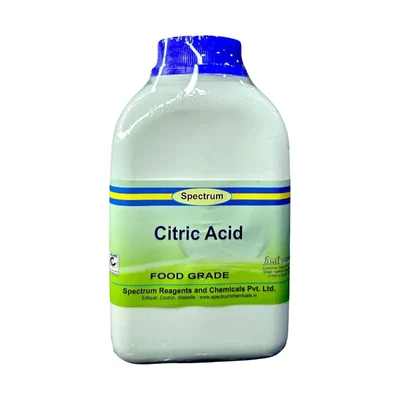 SPECTRUM CITRIC ACID MONOHYDRATE FOOD GRADE CRYSTAL 500GMS Nimbu Sat Plastic Box