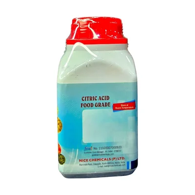 NICE CITRIC ACID MONOHYDRATE FOOD GRADE 500gms Code 5949-29-1