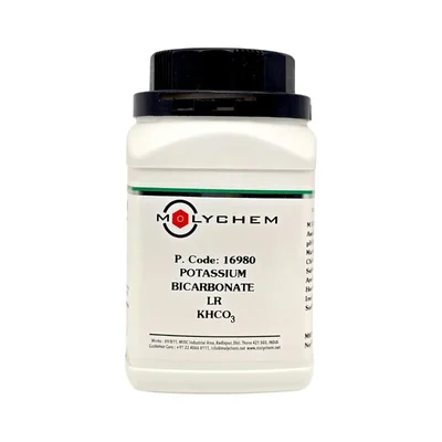 MOLYCHEM Potassium Bicarbonate Extrapure 99.5-102% 500Gm CAS 298-14-6 KHCO3