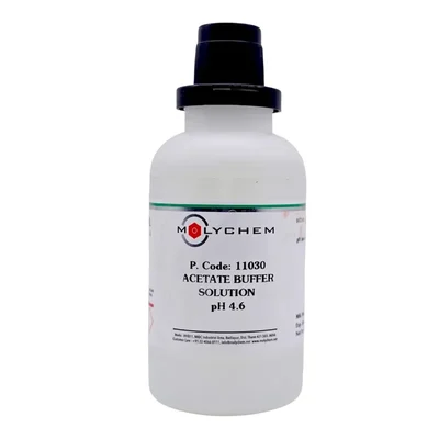 MOLYCHEM Acetate Buffer Solution PH 4.6 500ml Laboratory Reagent