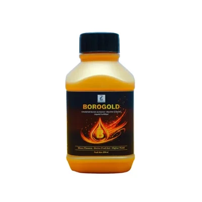 Zeal Biologicals ZEAL BOROGOLD 500 ml Glycinate Boron Crop Flowering Fruit Set Booster Prevents Drop