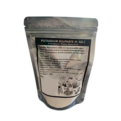 Zeal Biologicals Potassium Sulphate 250gram Water Soluble Fertilizer Fruit Size Sugar Booster Chloride Free