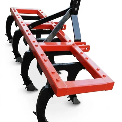 Tractor Drawn 7-Tyne Primary Tillage Cultivator with Square Pipe Frame