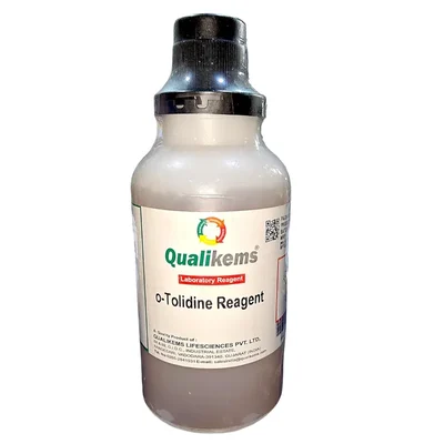 QUALIKEMS O-Tolidine Reagent For Residual Chlorine 500ml Laboratory Solution