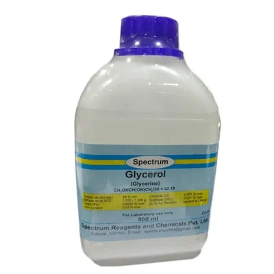 SPECTRUM Glycerine Glycerol 98% 500Ml Laboratory Liquid Reagent