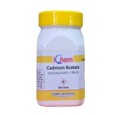 ICHEM Cadmium Acetate 100GM Assay 98% Min Laboratory Reagent