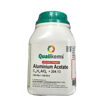 ALUMINIUM ACETATE LR 250GMS QUALIKEMS Laboratory Chemical Reagent