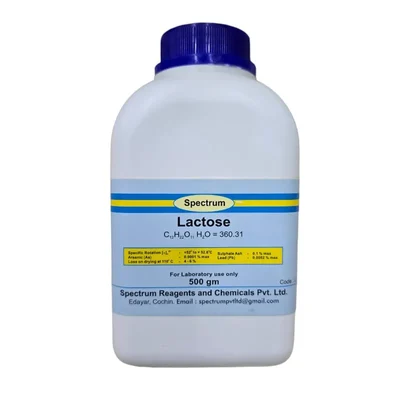 SPECTRUM LACTOSE MONOHYDROUS 500GM Laboratory Carbohydrate Reagent