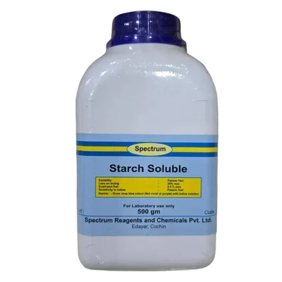 SPECTRUM Starch Soluble 500GM CAS-NO-9005-25-8 Laboratory Indicator Powder