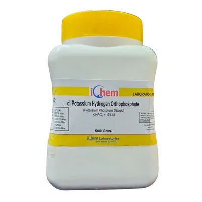 ICHEM Potassium Phosphate Dibasic L.R Dipotas Hydro Orthophosphate 500GM Assay 98% Min