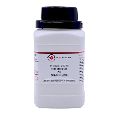 MOLYCHEM Tris Buffer AR 100GMS 99.9% C4H11NO3 Crystalline Powder