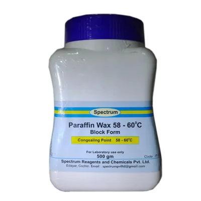 SPECTRUM PARAFFIN WAX 58-60 C 500GMS Laboratory Embedding Medium
