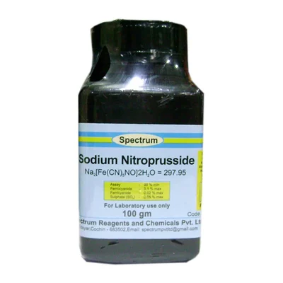SPECTRUM SODIUM NITROPRUSSIDE 100GMS Laboratory Reagent Chemical