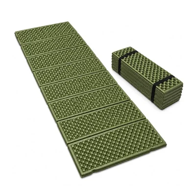 EYUVAA Camping Sleeping Mat Waterproof & Lightweight Outdoor Hiking & Backpacking Foldable Egg Crate Design