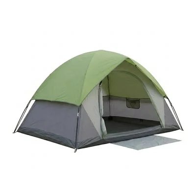 EYUVAA Dome Camping Tent 4 Person Double Layer Waterproof Outdoor Trekking Hiking Foldable Carry Bag