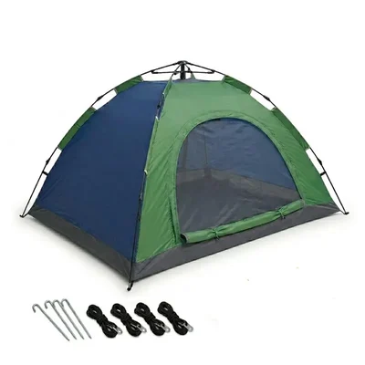 EYUVAA LABEL Automatic Dome Camping Tent 2 Person Waterproof Instant Setup Hiking Trekking Lightweight Carry Bag